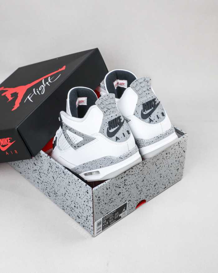 US Warehouse:Air Jordan 4 Retro OG 'White Cement' 2025 ( A1)