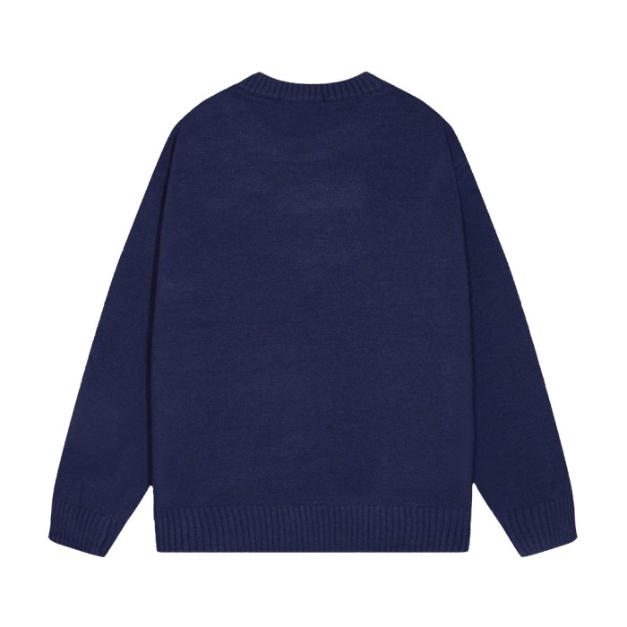 Supreme Embroidered Letter Logo Crewneck Wool Knit Sweater