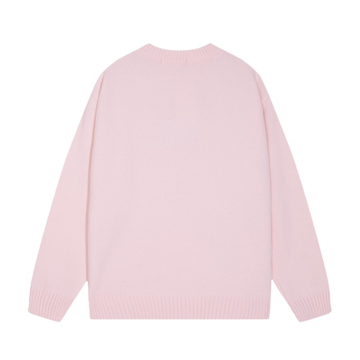 Supreme Embroidered Letter Logo Crewneck Wool Knit Sweater