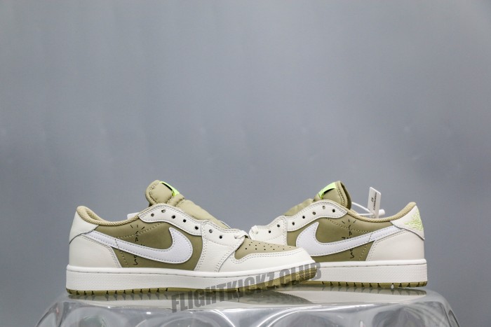 Travis Scott x Air Jordan 1 Low Golf Neutral Olive (A2 Batch)