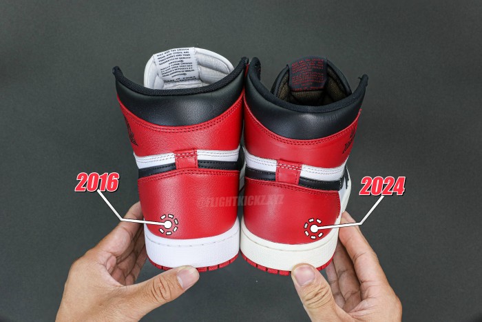 Air Jordan 1  Retro High OG Black Toe Reimagined（A1）