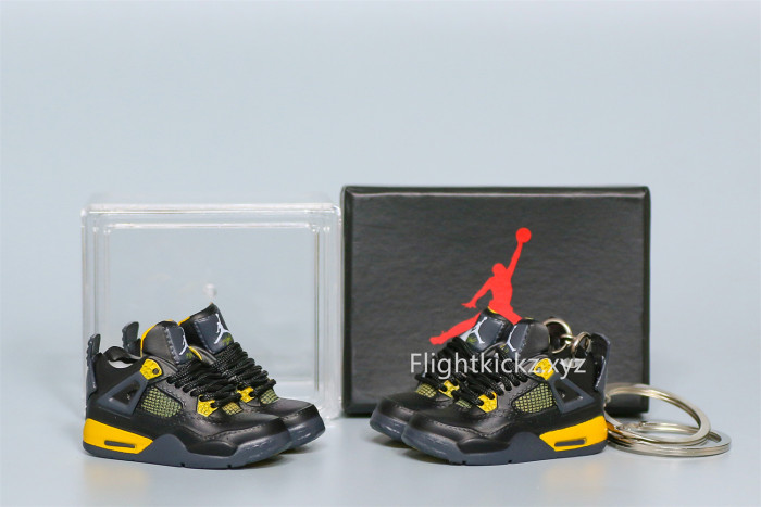 Mini Sneaker Air Jordan 4 Thunder 3D keychain