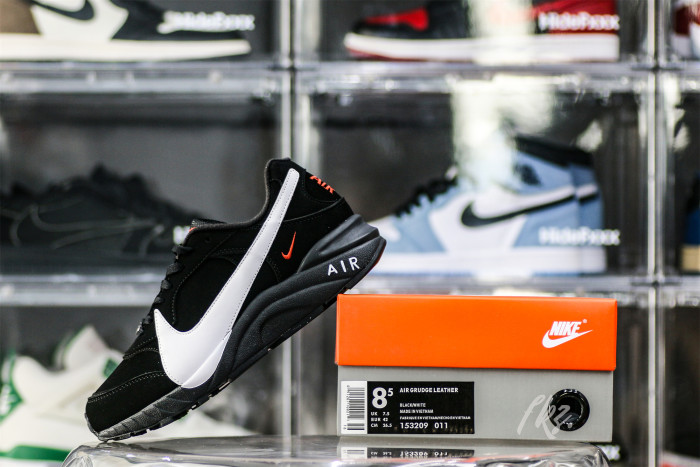 Nike Air Grudge Leather Black  White
