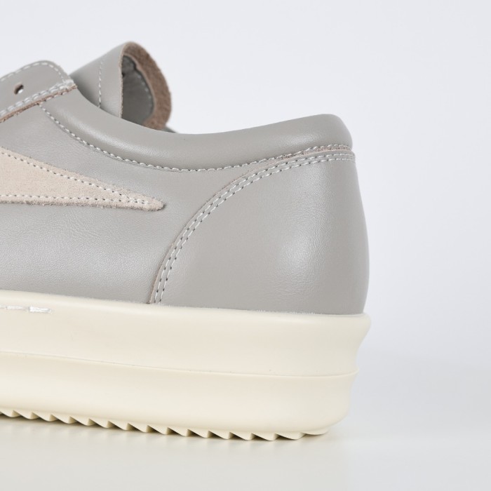 R!ck Owens Luxor Vintage Leather Pearl Milk