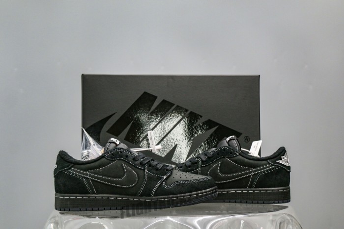 Travis Scott x Nike Air Jordan 1 Low OG “BlackPhantom”（A2 Batch)
