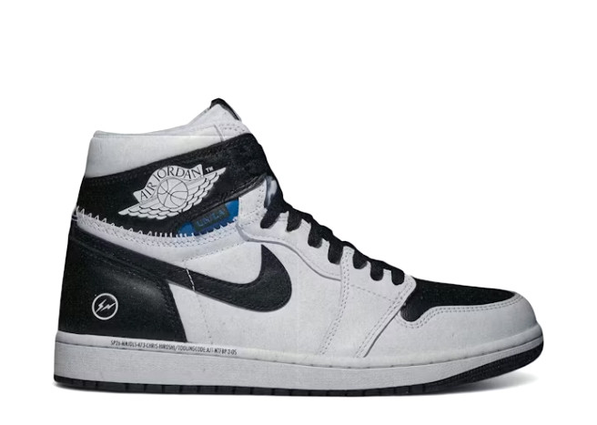 Fragment x Union LA x Air Jordan 1 High OG White Black (A1）