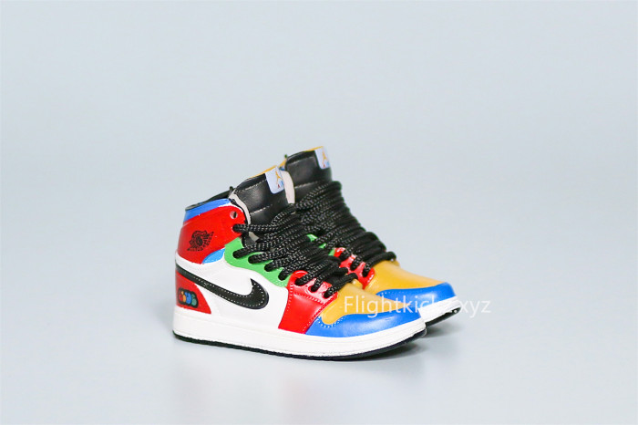 Mini Sneaker Jordan x Blue The Great Air Jordan 1 Mid  Fearless  3D keychain