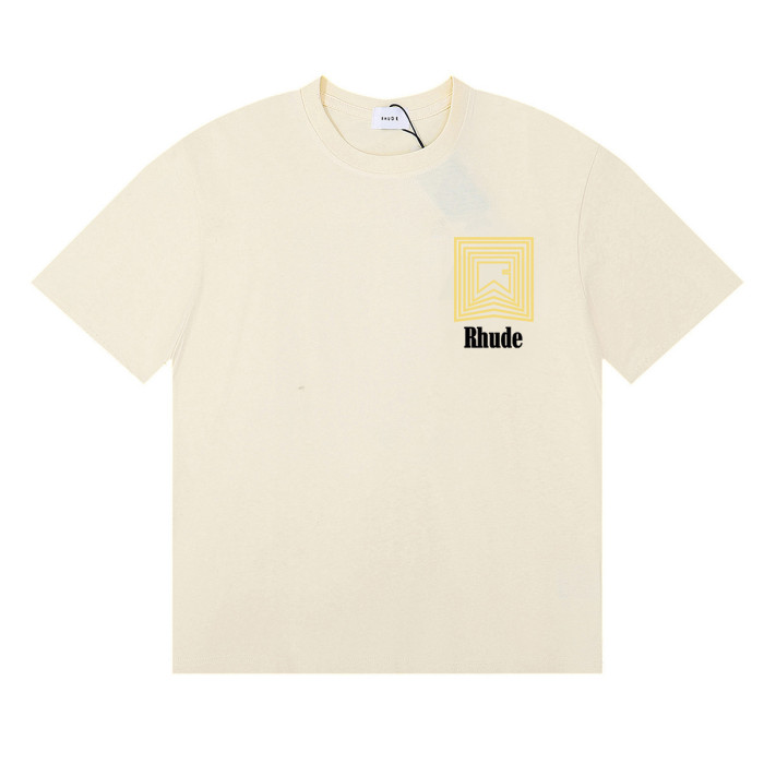 RHUDE Geometric Print T-Shirt