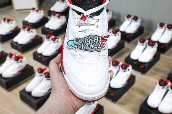 Air Jordan 5 Fire Red Black Tongue 2025 （A1）