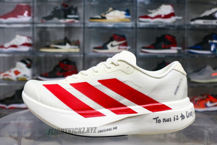 Adidas Adizero EVO SL Off White Better Scarlet