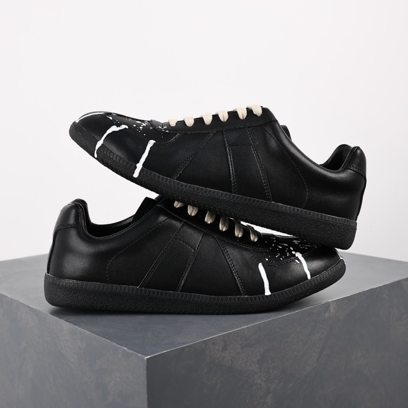 M@ison M@rgiela MM6 Low Top 'Black Paint Splatter'