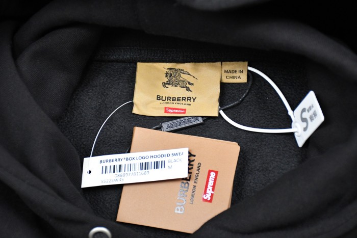 Suprem3 22ss Week3 x Burb3rry Hoodie