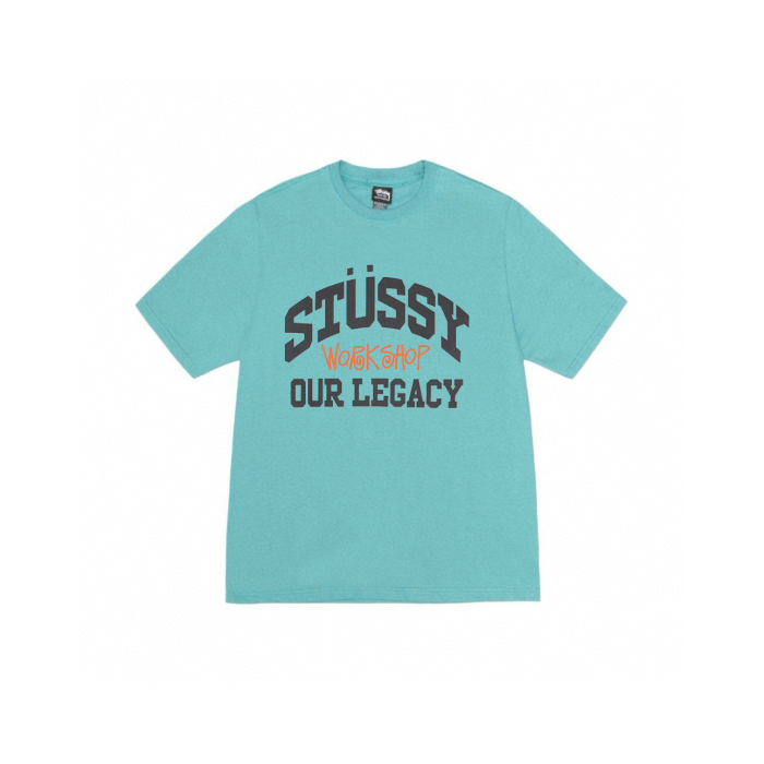 Stussy Logo Print Crew Neck Short Sleeve T-shirt