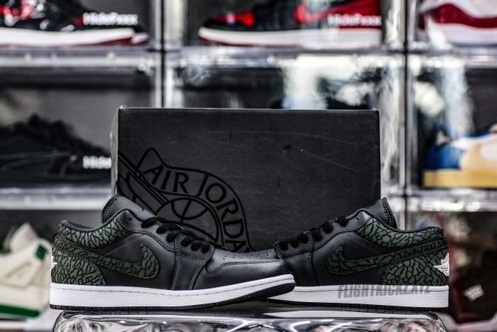 Air Jordan 1 Low SE Black Elephant