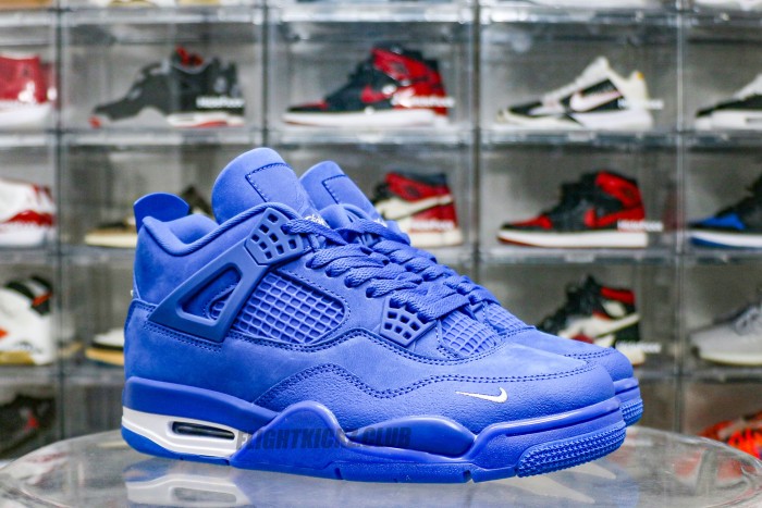Nigel Sylvester X Jordan 4 Retro Brick By Brick Blue Sample