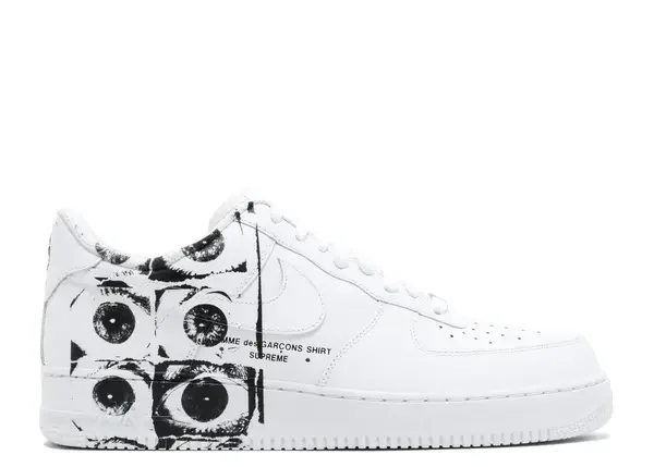 Suprem3 X Comme Des Garcons SHIRT X Air Force 1 Low Eyes
