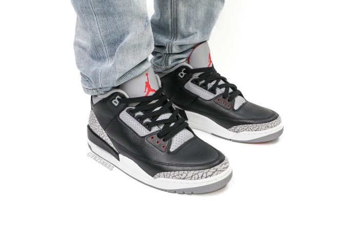 Air Jordan 3 Retro Black Cement Reimagined 2024（A1）