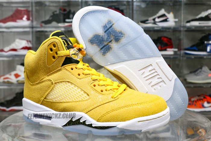 Air Jordan Air Jordan Air Jordan 5 Retro Ncaa Pack Michigan Sample