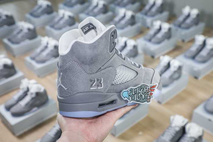 US Warehouse: Air Jordan 5 Retro Wolf Grey 2026 (A1)