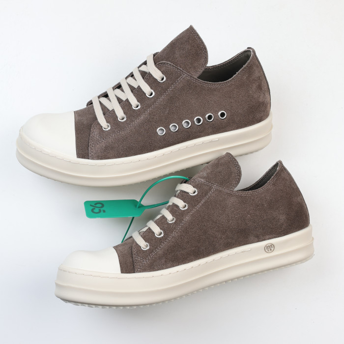R!ck Owens eyelet-detail Sneakers Grey