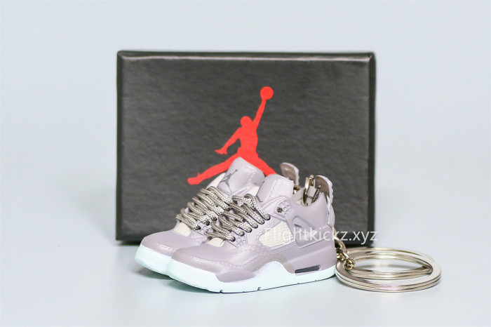 Mini Sneaker Kaws X Air Jordan 4 Grey 3D keychain