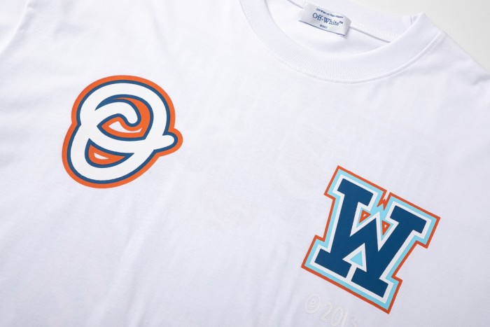 Off-White Blue Wiz skate T-Shirt