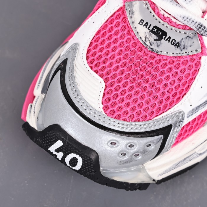 Balenciag* Runner Sneaker 'White Neon Pink'