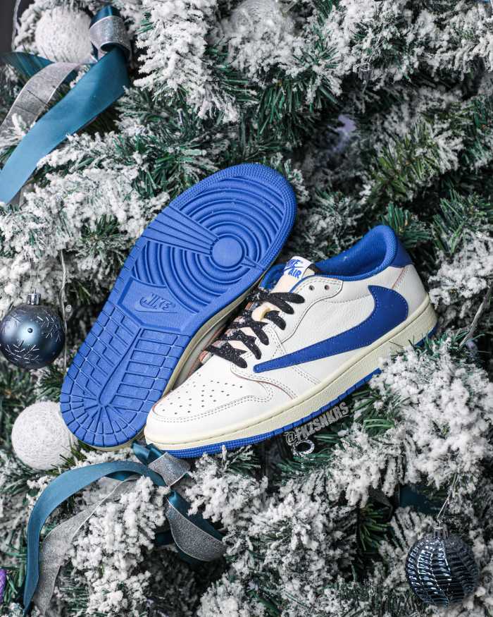 Travis Scott x Fragment x Air Jordan 1 Low OG GS（A1）