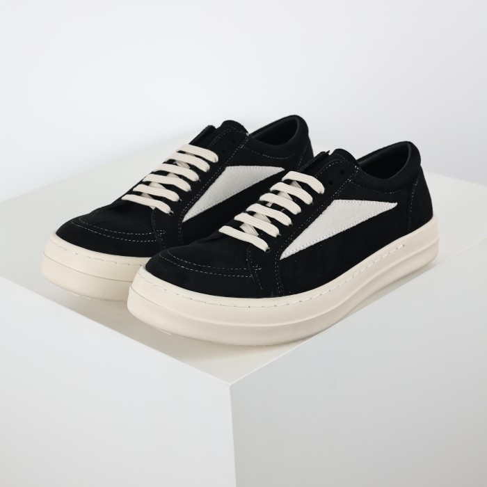 R!ck Owens Luxor Suede Vintage Suede ‘Black White ’