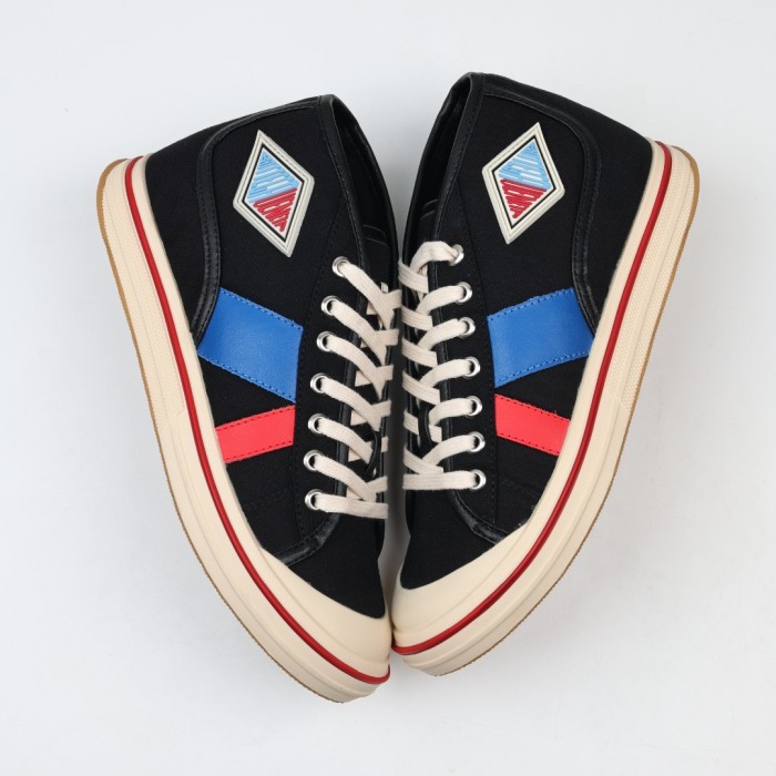 Botteg@ Venet@ Elliott Black Sporty Sneaker High