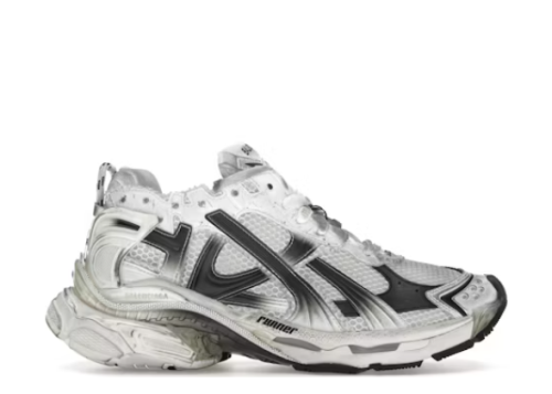 Balenciag* Runner Sneaker White Black Gradient