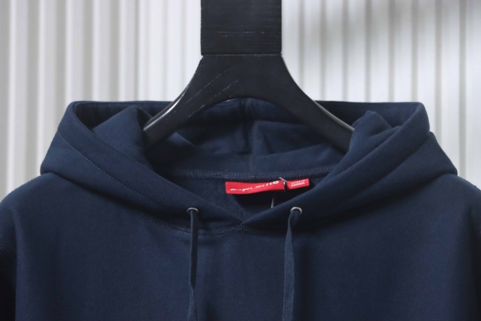 Suprem3 X  Swarovski Motion Logo Hooded Sweatshirt