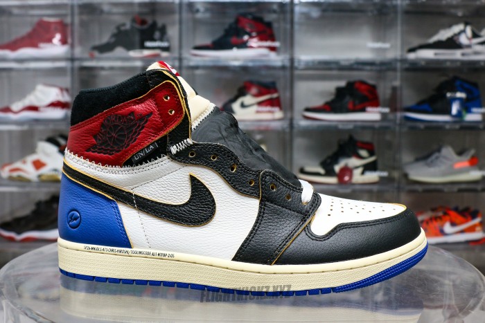 Fragment x Jordan 1 Retro High Union Los Angeles Blue Toe 2026（A1）