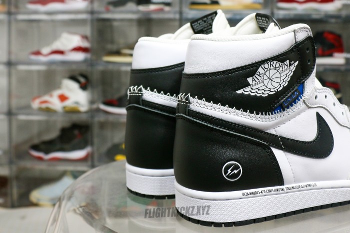 Fragment x Union LA x Air Jordan 1 High OG White Black (A1）