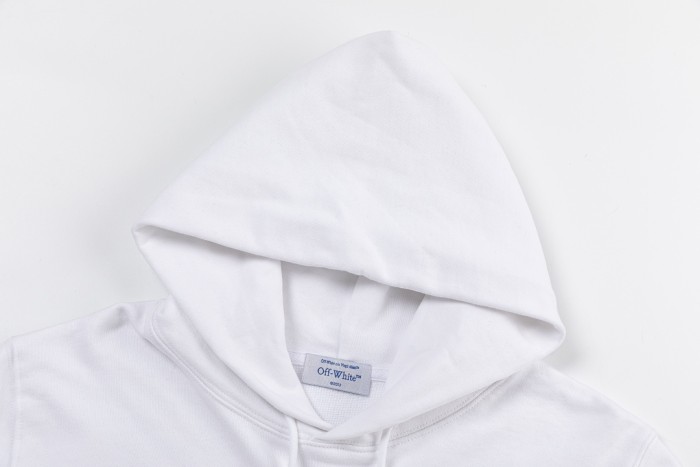 Off-White 24SS new embroidered paisley loose-fit hoodie
