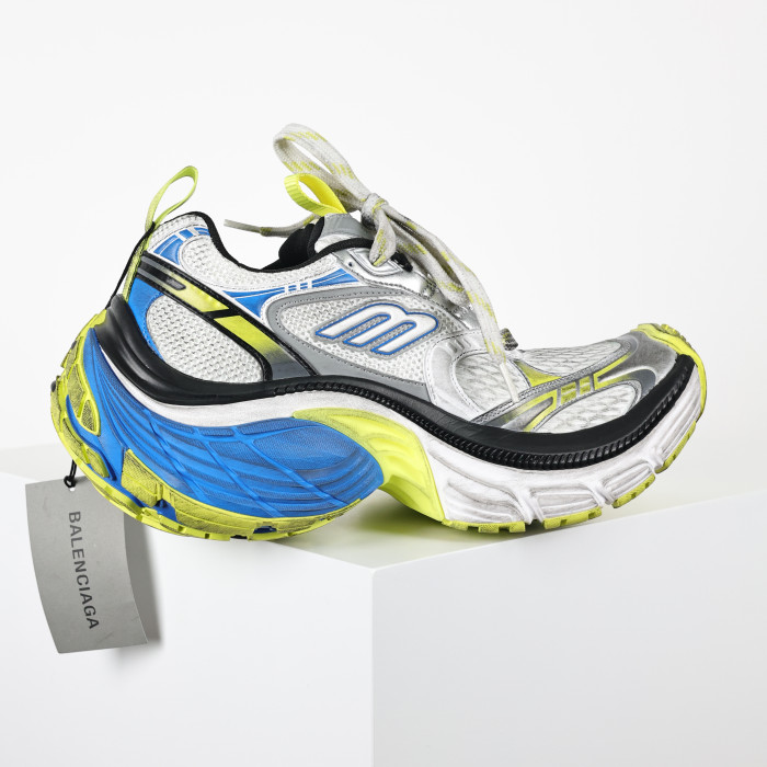 Balenciag* 10XL Sneaker White Grey Neon Green