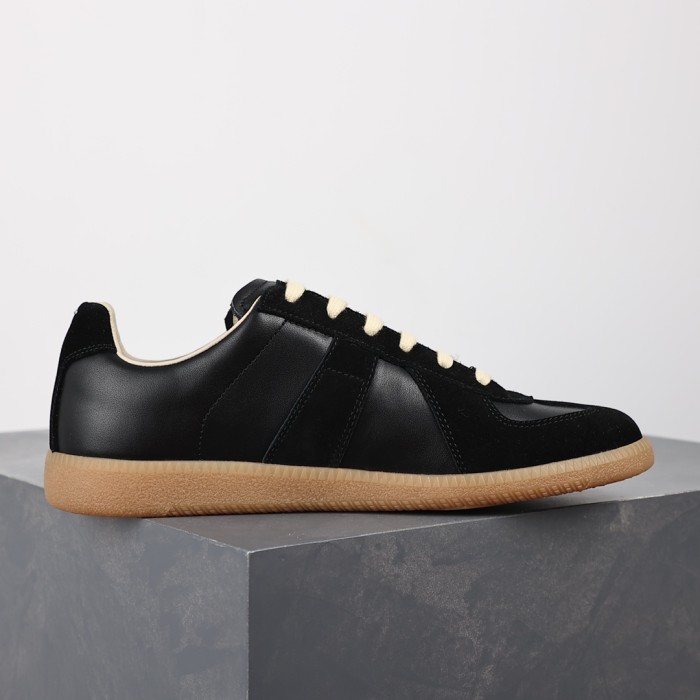 M@ison M@rgiela Replica low-top Leather Sneakers  ‘Black’