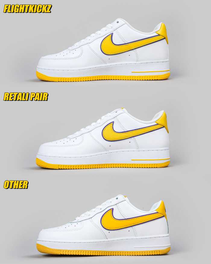 Nike Air Force 1 Low Retro QS Kobe Bryant Lakers Home（A1）