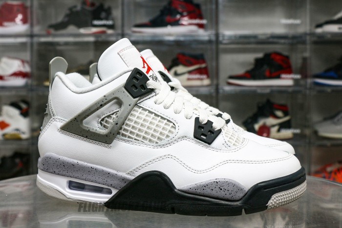 US Warehouse:Air Jordan 4 Retro OG 'White Cement' 2025 ( A1)
