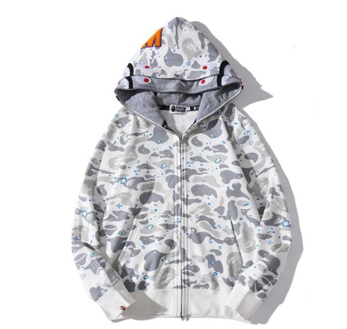 Bape Camo Double Shark Full Zip Hoodie
