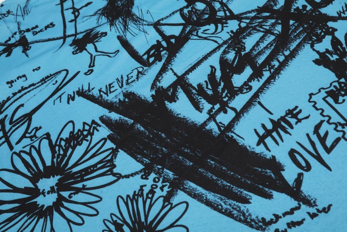 Saint Mich@el Tears Graffiti Full Print Long Sleeve