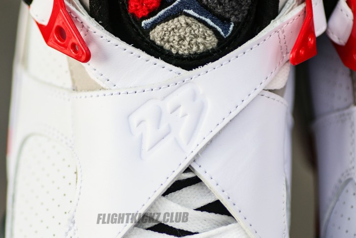 Jordan 8 Retro White True Red (2025)