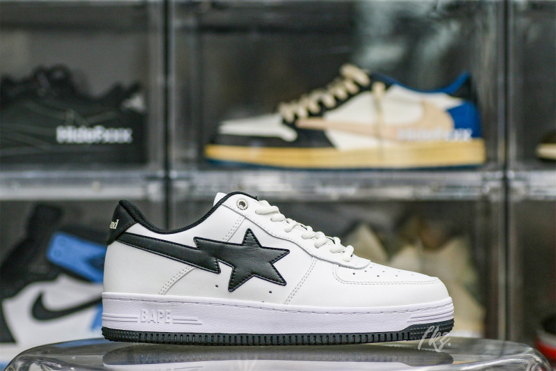 JJJJound x Bapesta White Black