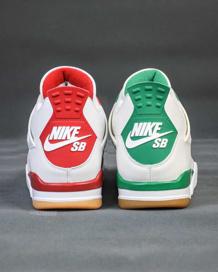 Nike SB x Air Jordan 4  Varsity Red  is a Family & Friends （A1）