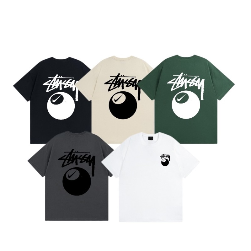 Nike x Stussy Collaboration Print Short Sleeve T-shirt