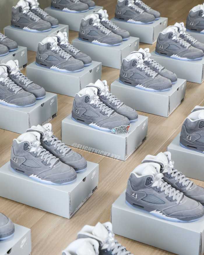 US Warehouse: Air Jordan 5 Retro Wolf Grey 2026 (A1)