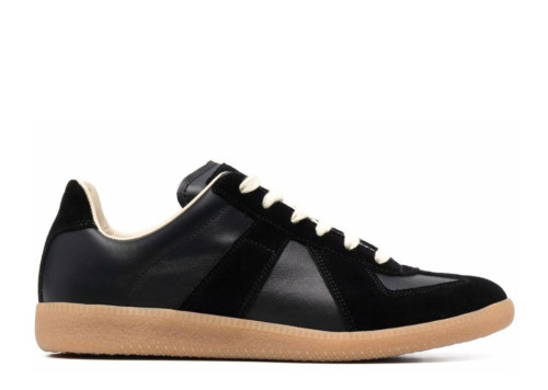 M@ison M@rgiela Replica low-top Leather Sneakers  ‘Black’