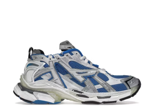 Balenciag* Runner Sneaker Blue Grey
