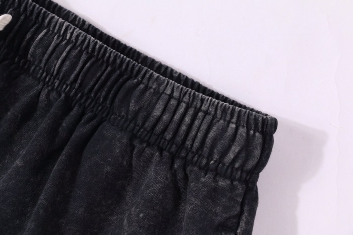 Stone Island Washed Distressed Shorts
