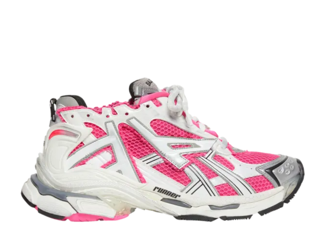 Balenciag* Runner Sneaker 'White Neon Pink'